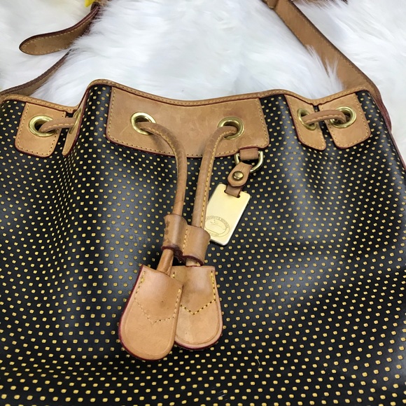 SALE Dooney & Bourke Vintage Drawstring Bucket Bag - Picture 3 of 16